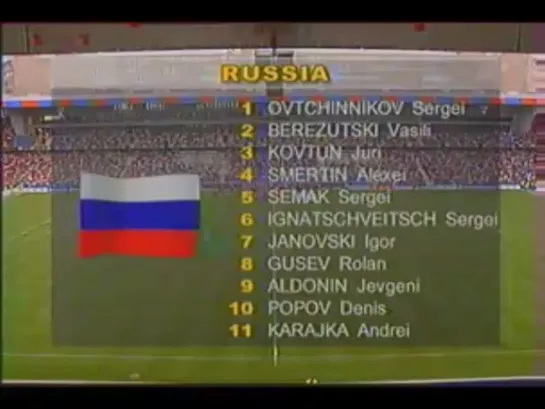 Чемпионат Европы 2004/Отборочный турнир/5тур/07.06.03/Швейцария-Россия