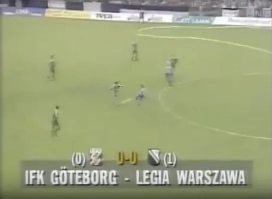 Champions League 1995/1996 : IFK Göteborg 1:2 Legia Warsaw (Полный Матч)