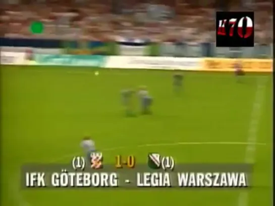 Champions League 1995/1996 : IFK Göteborg 1:2 Legia Warsaw