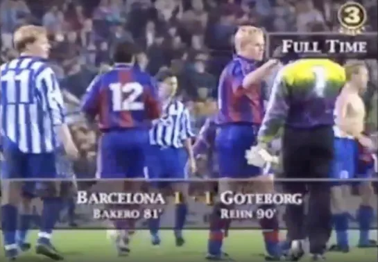 Champions League 1994/1995 : Barcelona 1-1 IFK Göteborg