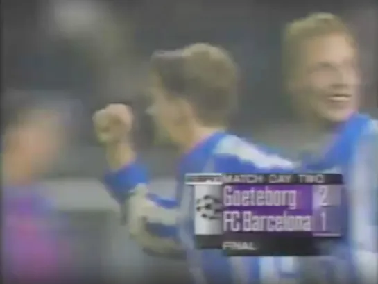 Champions League 1994/1995 : IFK Göteborg 2-1 Barcelona