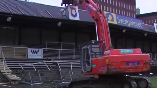 Снос старого стадиона Gamla Ullevi