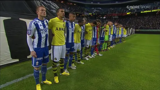 AIK - IFK Göteborg 2013 . В память о вратаре АИК Иван Турина