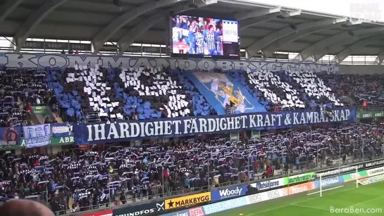 IFK Göteborg vs IFK Norrköping . Inmarschen 2012