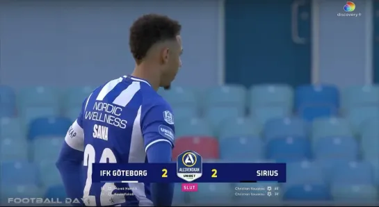 Allsvenskan 2021 : IFK Göteborg 2-2 Sirius