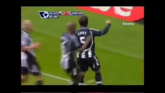 Emre Belozoglu goal (Newcastle - Everton, 2007-08)