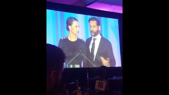 Kristen Lee Gutoskie ❤️🙏 в Instagram- «Feeling sorry at the #saturnawards in preparation for #canadaday @casanvar»