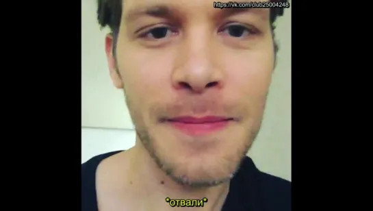 Instagram video by Joseph Morgan • May 7, 2016 [rus sub]