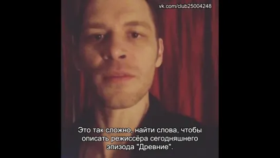 Joseph Morgan on Instagram [09.04.16] [Rus Sub]