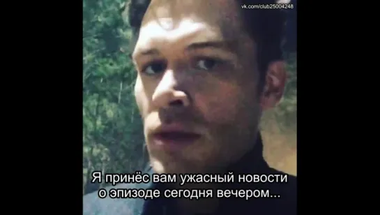 Joseph Morgan on Instagram 29.01.2016 [Rus Sub]