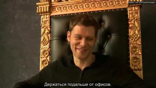 [Rus Sub] Joseph Morgan exclusive Interview FearCon 2017