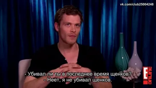 Joseph Morgan Talks The Vampire Diaries [Rus Sub]