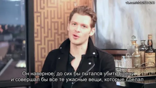 Joseph Morgan Talks Evolution of Klaus Mikaelson [Rus Sub]