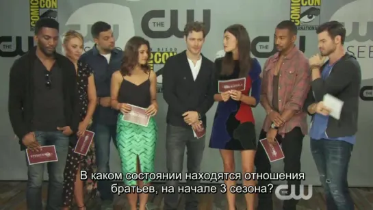 The Originals - Comic-Con 2015 Q&A - The CW [Rus Sub]