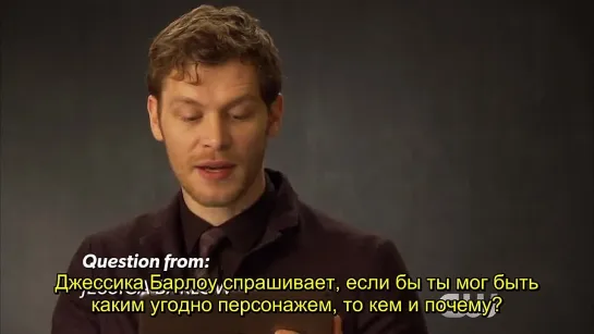 The Originals - Fan Q&A- Joseph Morgan Rus Sub