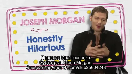 Joseph Morgan Is 'Torn' Over His First Celebrity Crush Rus Sub