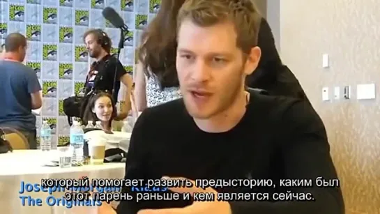 SDCC 2014- Joseph Morgan 'Klaus' from The Originals Rus Sub