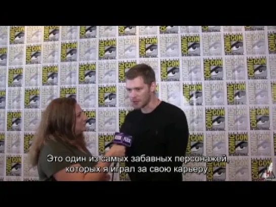 CW's The Originals Cast Interviews at Comic Con 2014 Rus Sub