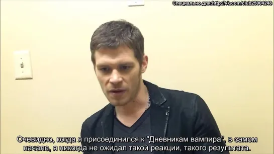 Joseph Morgan Set Interview- On the Evolution of Klaus rus sub