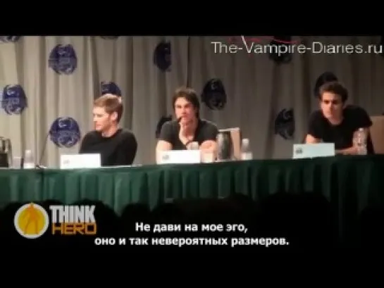 The Vampire Diaries at DragonCon part 3 (Русские субтитры)