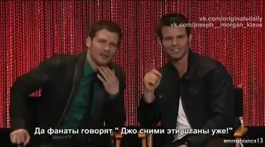 Paleyfest 2014 ~ The Originals Panel ~ Русские субтитры