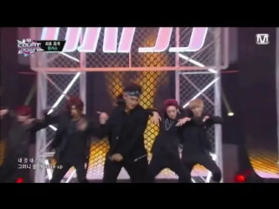 U-KISS - She's Mine live (Comeback Stage M!COUNTDOWN 131031)