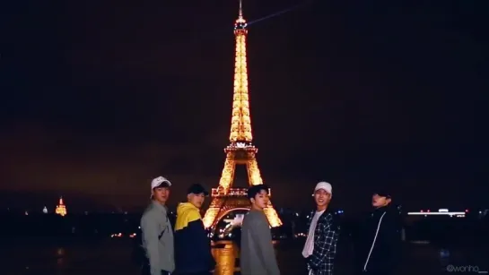 monsta x & the eiffel tower, paris aesthetic 🎶 from zero