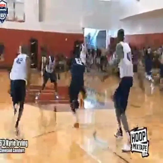 Kyrie Irving with some INSANE crossovers against team USA