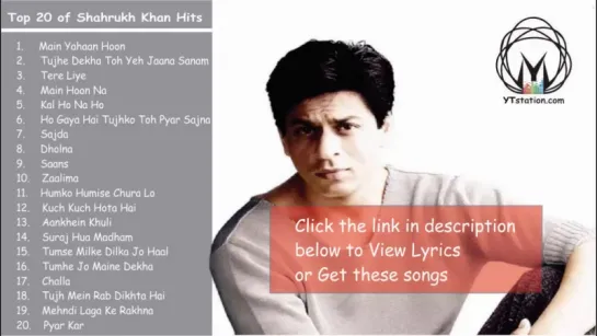 Shah Rukh Khan Best Songs 2017 ¦ Evergreen Top Songs of Shahrukh Khan Jukebox