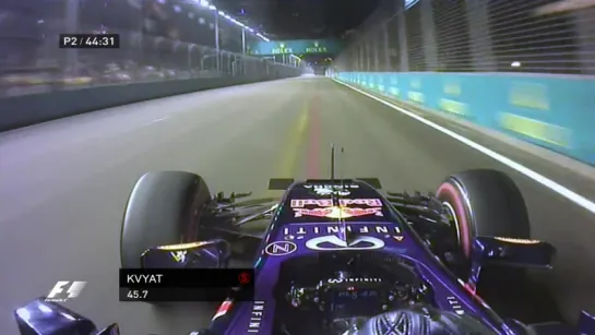 Daniil Kvyat - Fastest lap from Friday in Singapore