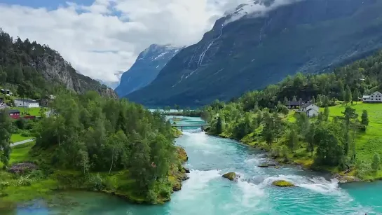 FLYING OVER NORWAY (4K UHD) I Relaxing Music Along With Beautiful Nature Videos