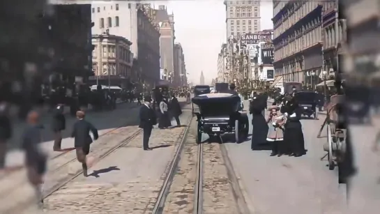 San Francisco, a Trip down Market Street, April 14, 1906 - Сан-Франциско 1906