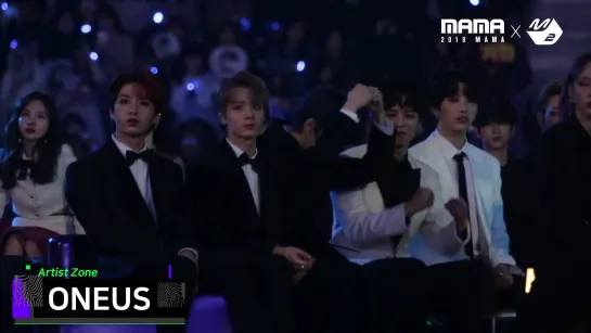 [Reaction Cam] ONEUS(원어스) Reaction to TXT(투모로우바이투게더) l 2019MAMA x M2