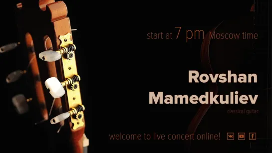 Rovshan Mamedkuliev - live concert online