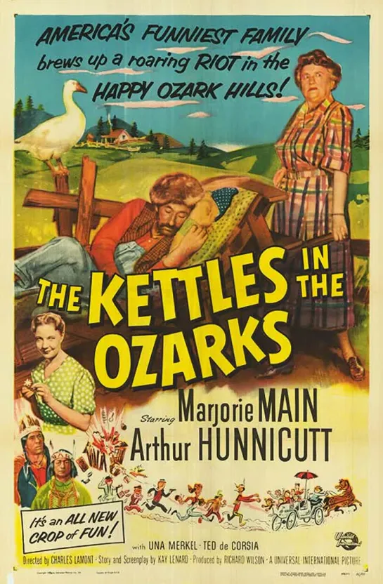 The Kettles in the Ozarks (1956)  Marjorie Main, Arthur Hunnicutt, Una Merkel