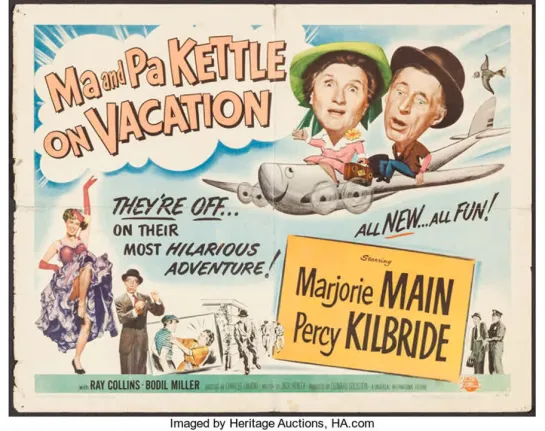 Ma and Pa Kettle on Vacation (1953)   Marjorie Main, Percy Kilbride, Ray Collins