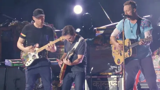 Coldplay & Michael J. Fox - Johnny B. Goode (live in NY)