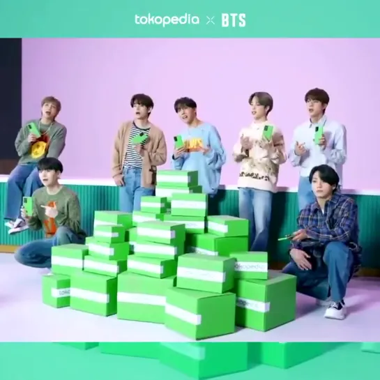 tokopedia x BTS Behind