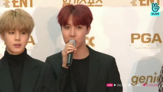 180110 BTS @ 32nd Golden Disk Awards Red Carpet