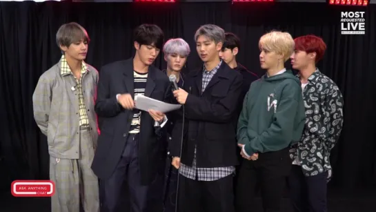 BTS Get Ready For Their Bonus Most Requested Live Bonus Ask Anything Chat