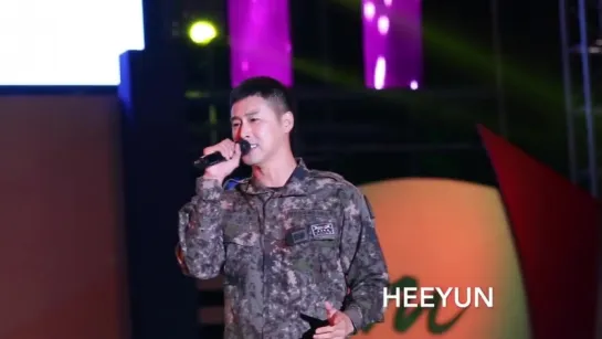 161001 유노윤호 계룡군문화축제 전야제 서쪽하늘 (ユノ Yunho 西の空)