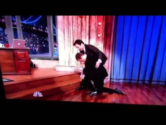 Sam Rockwell Dancing on Late Night Again