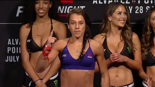 Joanna Jedrzejczyk vs Tecia Torres - Ceremonial weigh-in