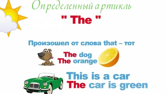 Уроки английского языка для начинающих. Артикли в английском языке часть2