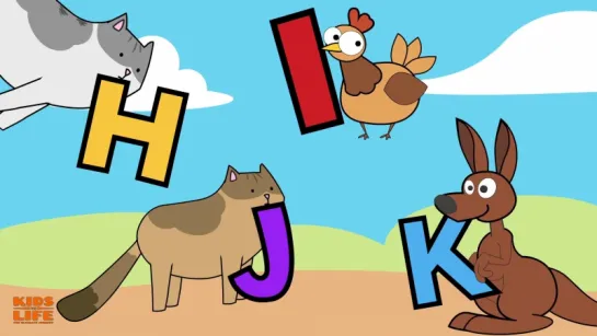 The Alphabet Song - Learn the ABCS - Childrens Sing-Along