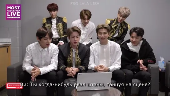 [RUS SUB] [Рус.саб] iHeartRadio's First Look Powered by M&M'S featuring BTS