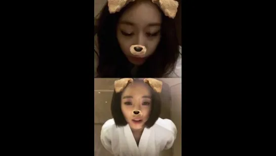 171107 Jiyeon + Eunjung (T-ARA) - Instagram live