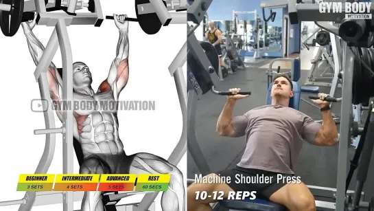 The Best Shoulder Exercises for Mass - Gym Body Motivation