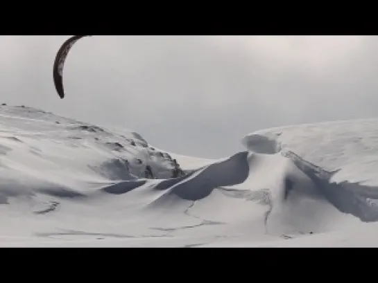 Snowkiting Norway 2012