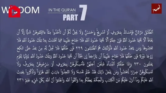 Мудрость в Коране Часть 7 из 7  Нуман Али Хан_1080pFHR